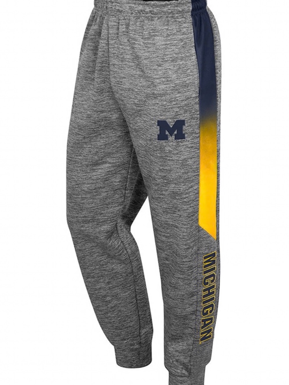 Michigan Grey Heather Jogger Pants—Youth Size L (16/18)